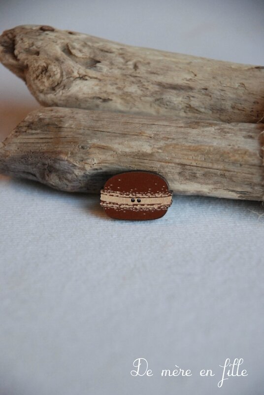 macaron chocolat
