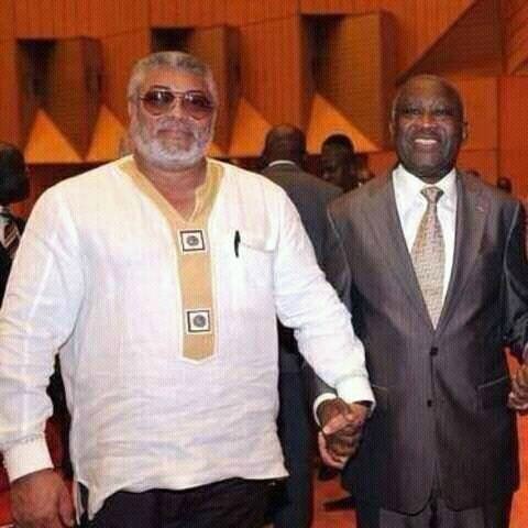 Celebration Le President Laurent Gbagbo Souhaite Joyeux Anniversaire Au President Jerry Rawlings Le Combattant