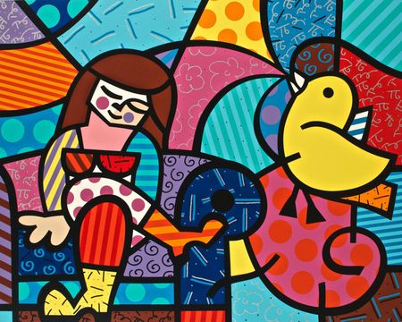Romero-Britto-Only-You-Can-Hear-serigraph