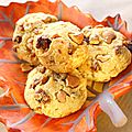 Cookies au parmesan, figues et noix de cajou