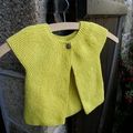 Les petits tricots de l'été #1 : jaune !