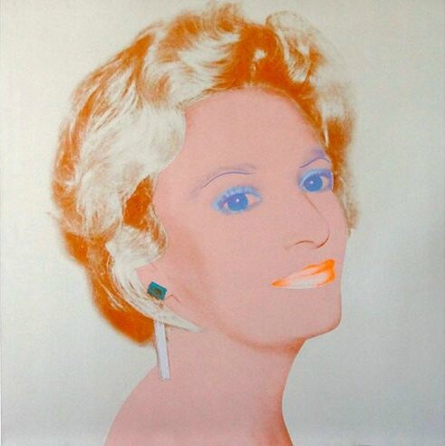‘The Socialite’, by Andy Warhol, 1986-1987