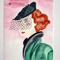Rouge-Baiser ( les chapeaux )