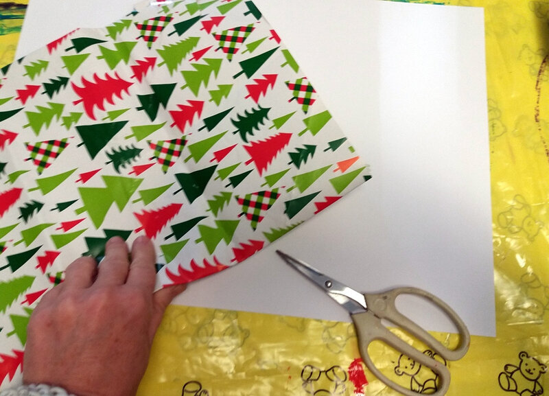 346-Compositions abstraites-Recyclage papiers cadeaux (3)