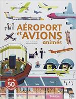 Aéroport et avions animés couv