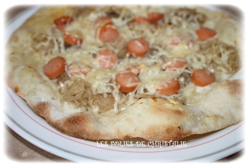Pizza choucroute 3