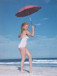 1949_tobey_beach_by_dedienes_umbrella_red_042_1