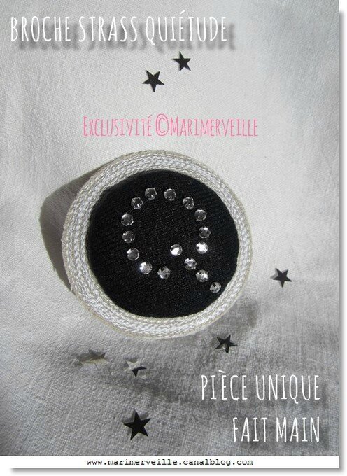 Broche textile N°18 Marimerveille