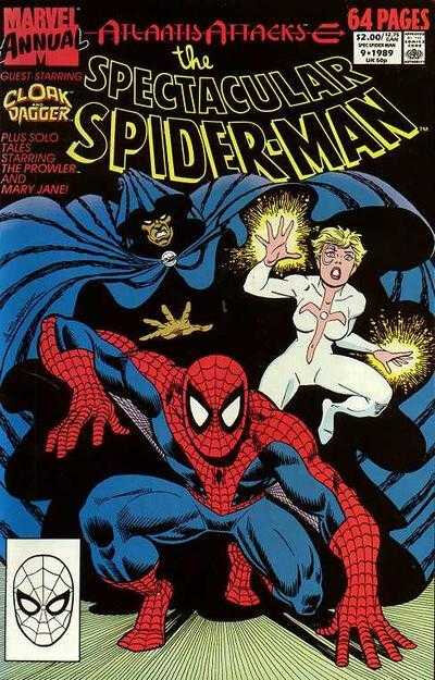 spectacular spiderman annual 08 1989 atlantis attacks