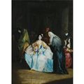 The maestro dei riflessi (active in venice during the second half of the 18th century). the meeting