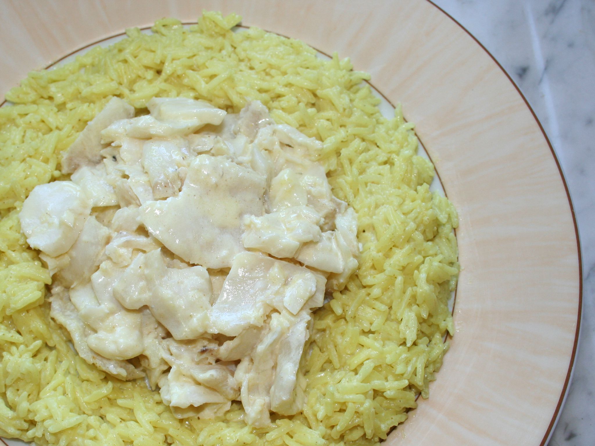 Pilaf de morue au curry amafacon