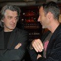 Pascal Schouwey, journaliste et homme de radio, avec Ivan Frésard (dr), producteur et animateur radio.