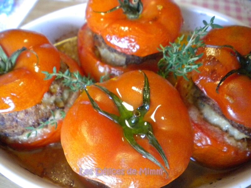 Tomates farcies à la viande