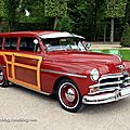 Plymouth deluxe suburban special 2door woody wagon de 1950 (9ème classic gala de schwetzingen 2011)