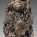 A carved bamboo mountain, 18th century