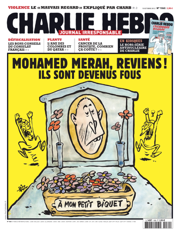 Les Unes de Charlie Hebdo, Mohamed Merah