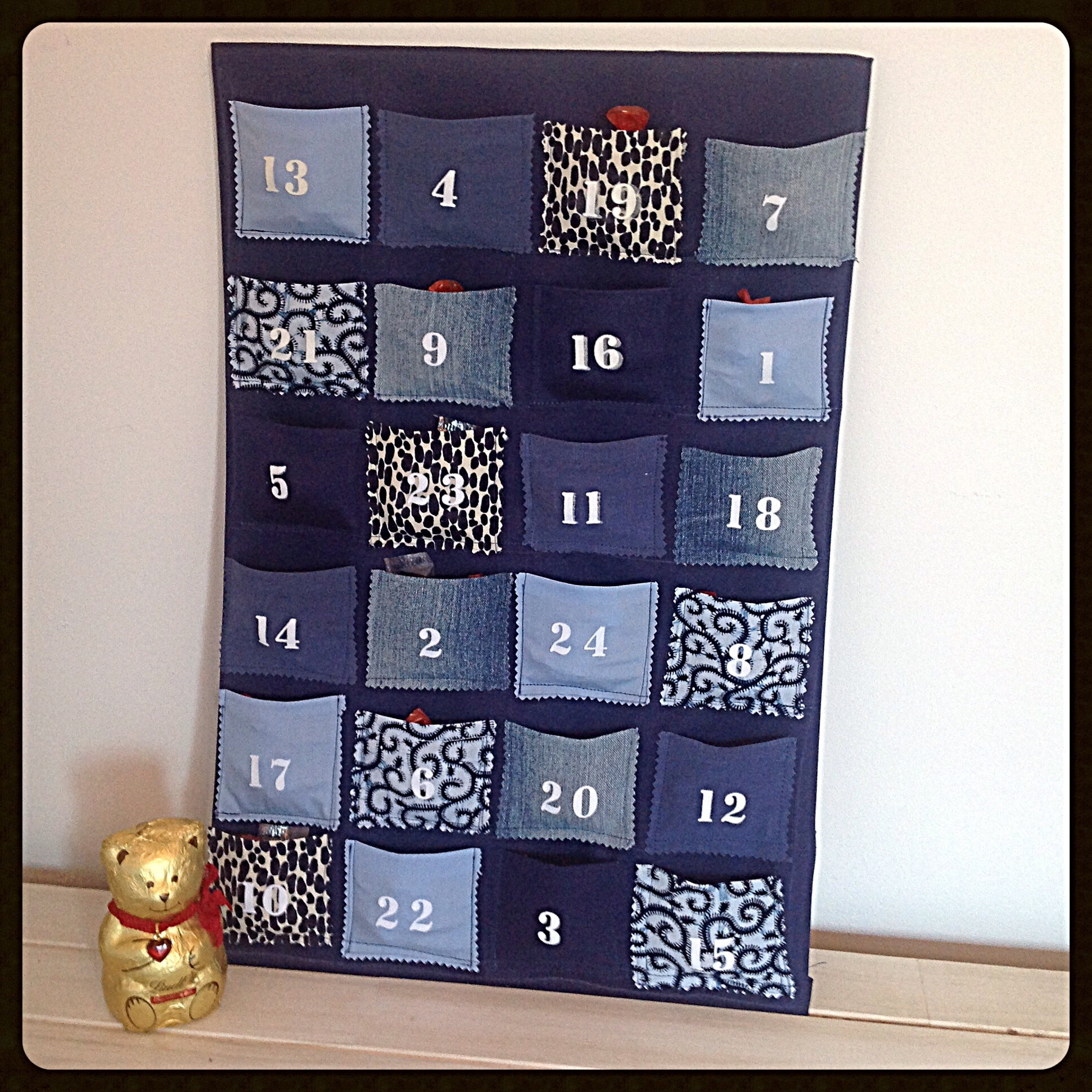 Tuto : Fabriquer un calendrier de l'Avent avec des sacs en tissu