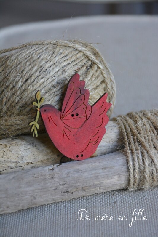 colombe rouge