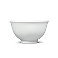 A fine small-white glazed bowl, kangxi mark and of the period (1662-1722)