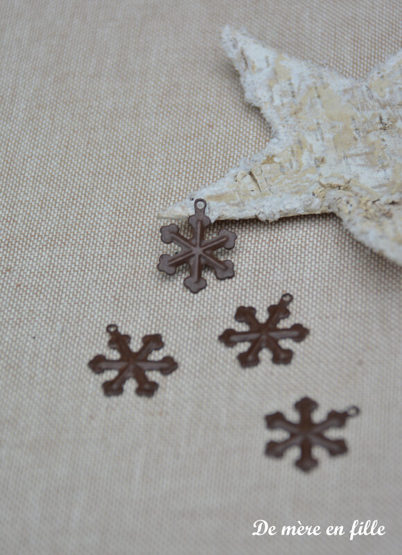 flocons rouillés