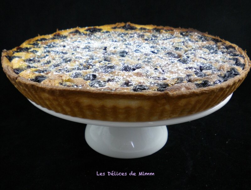 Tarte amandine aux myrtilles 3