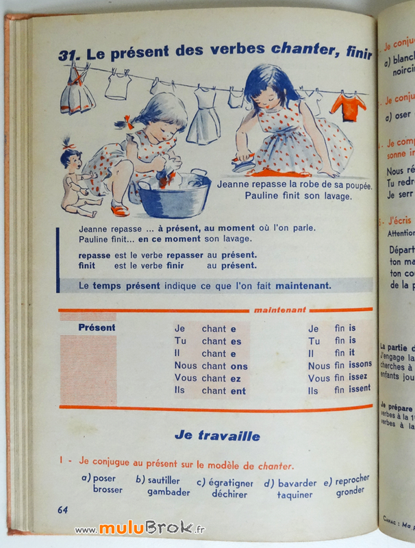 Livre-MA-PREMIERE-GRAMMAIRE-Colin-6-muluBrok-Vintage