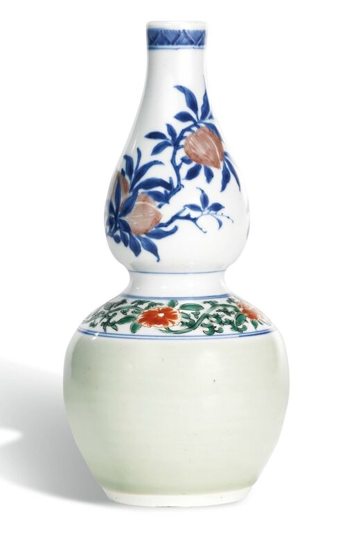 A double-gourd vase, Qing dynasty, Kangxi period