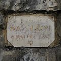 Gourette, plaque Napoléon