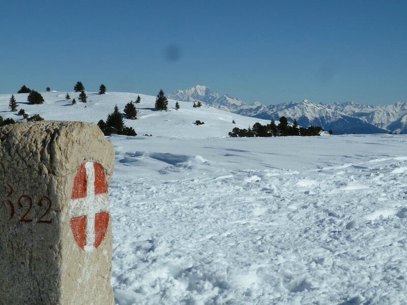 La Croix de l'Alpe, un beau jour de février!