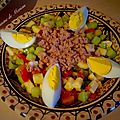 Slata tounsia (salade tunisienne) 