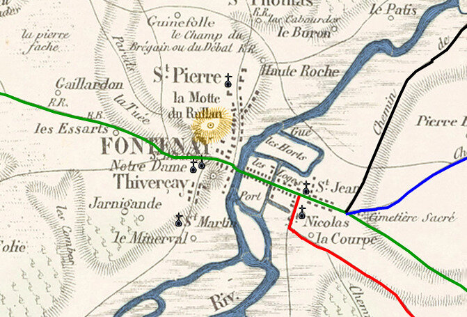 La Motte féodale du RULLAN (Fonteneum castellum-castrum - Château de Fontenay)