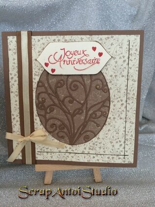 Carte Anniversaire Mariage Scrapantoistudio1 Mes Passions