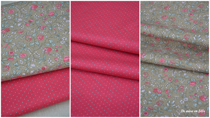 taupe et rose