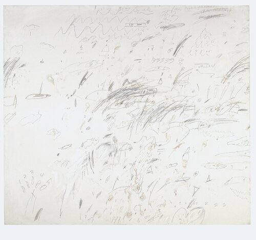 Exhibition of painting & sculpture by Cy Twombly on view at Kunstmuseum ...