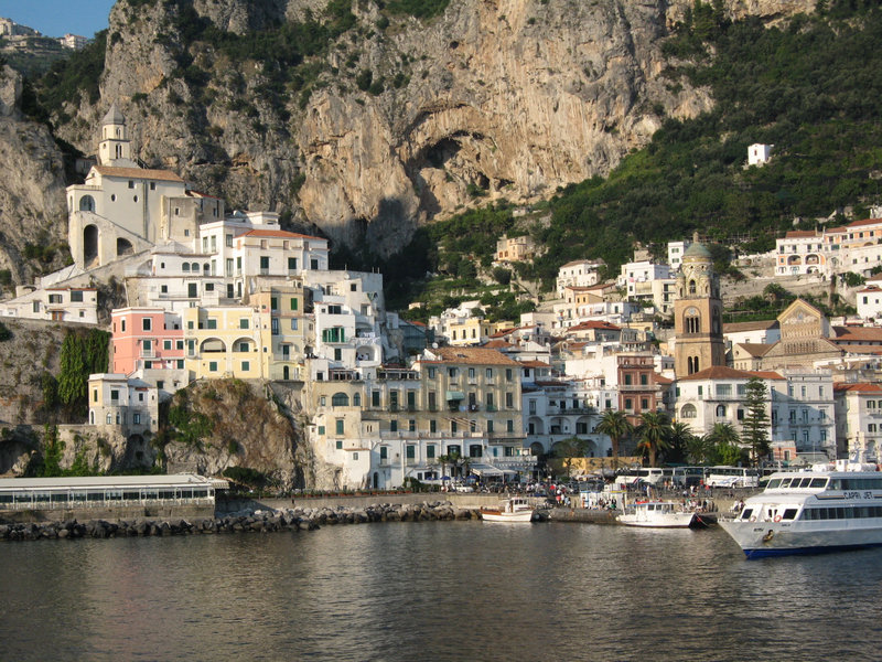 Amalfi en bord de mer
