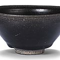 A 'Jian' 'Hare's Fur' bowl, Song dynasty (960–1279)