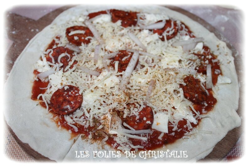 Pizza chorizo 2
