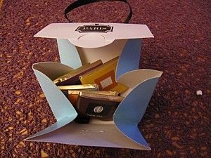 sac ouvert chocolats