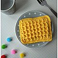 Une gaufre au crochet