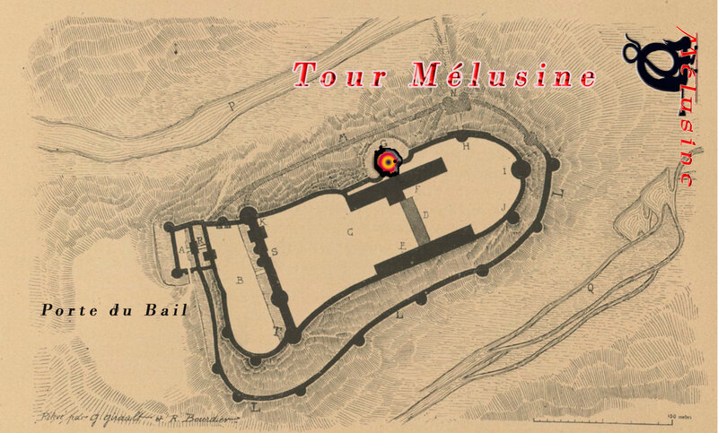 Tour Mélusine Château de Lusignan Geoffroy la Grand'Dent