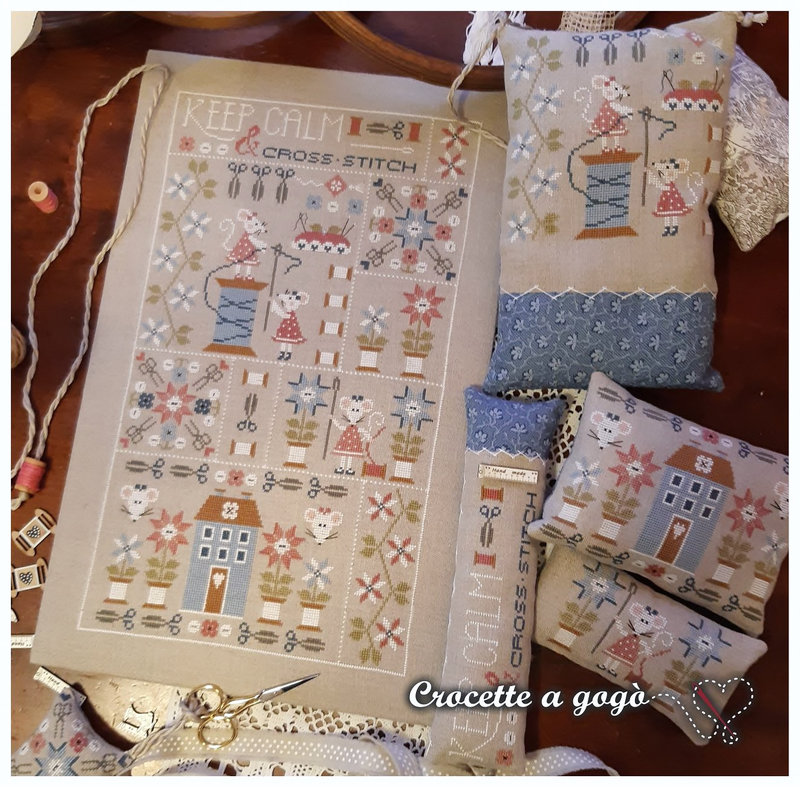 KEEP-CALM-AND-CROSS STITCH-SET