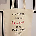 Totebag princesse