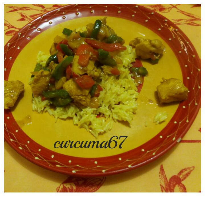 CURRY DE POULET SANS GLUTEN, SANS LAIT ET SANS OEUF façon THIBAUT