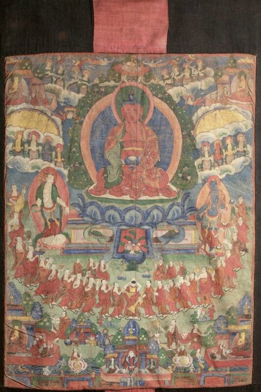 Thangka - Lineage Tree of the Gelugpa Sect