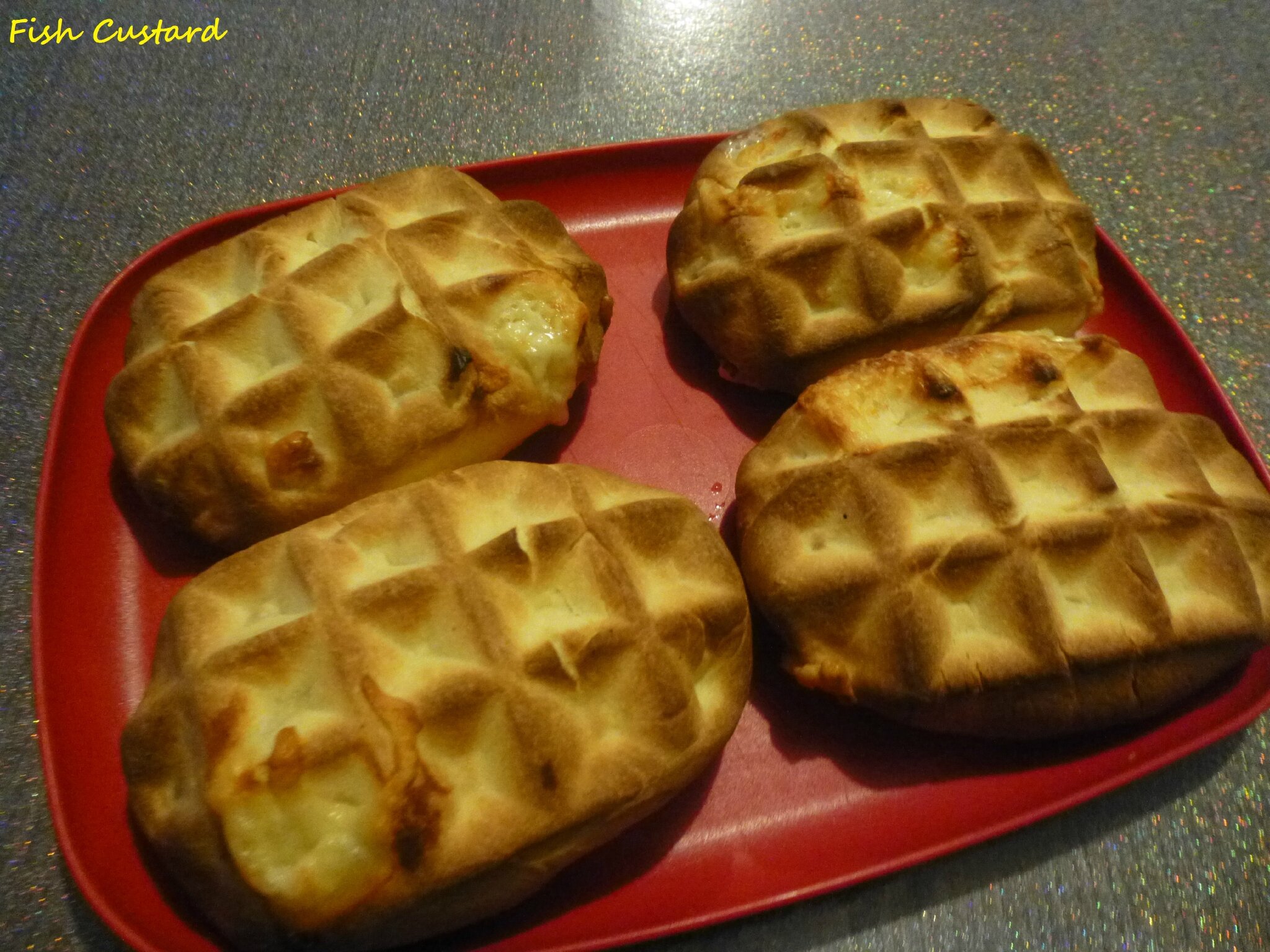 Gaufres De Liege Salees Au Fromage A Raclette Fish Custard