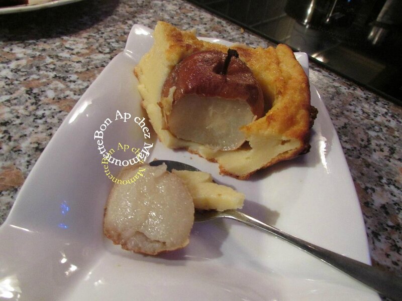 Gâteau crémeux aux petites pommes entières du verger breton 026