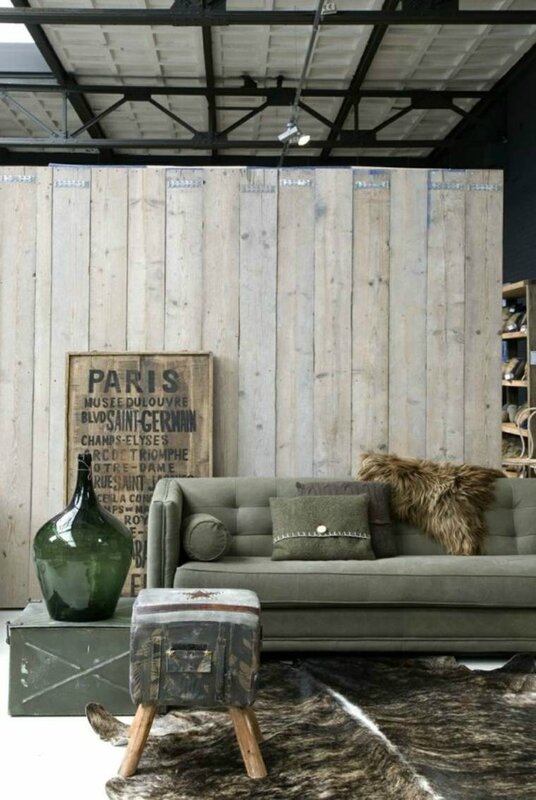 canape-vintage-vert-interieur-design-industriel