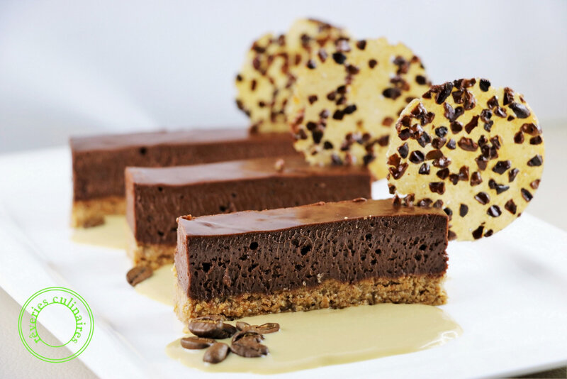 fondant chocolat au praliné feuilleté 1