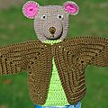 Crocheter un ours marionnette