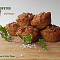 Muffins d'automne à la citrouille et aux épices, sans gluten et sans lactose